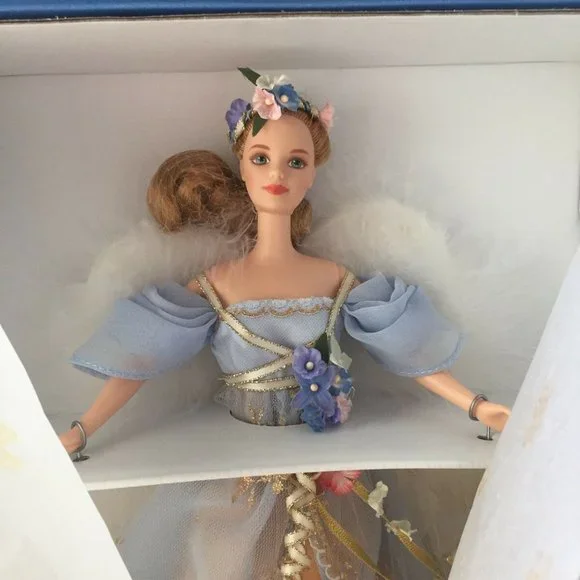 Barbie Toys Harpist Angel Barbie Doll Angels Of Music